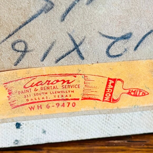 Original 1960's Oil painting of cool looking man - Picture 13 of 17